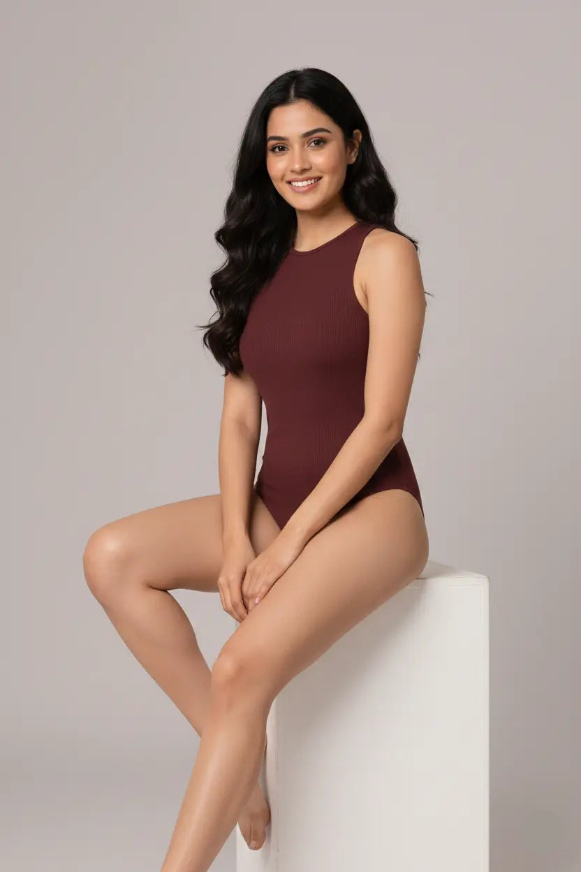 Sleeveless Bare Bodysuit My Store