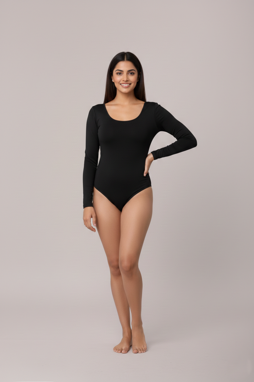 Full Sleeves Bare Bodysuit My Store