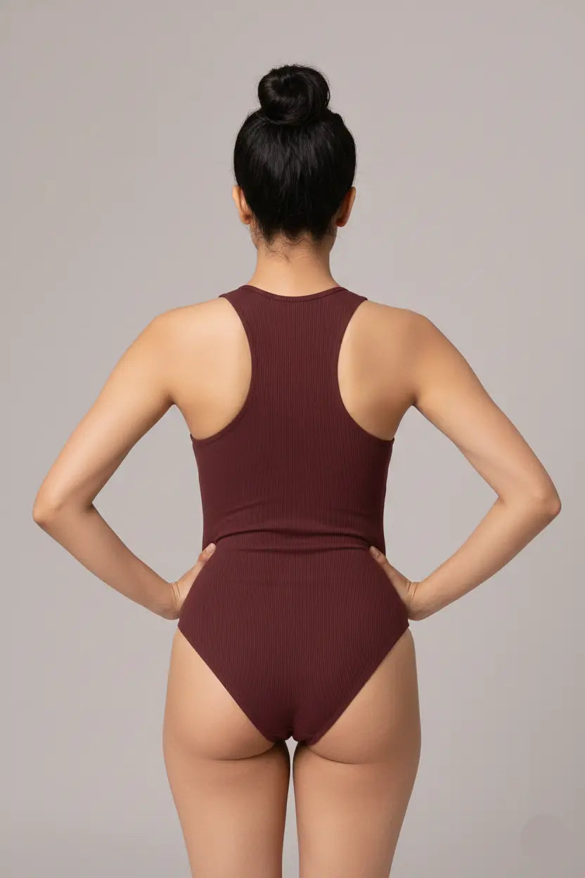 Sleeveless Bare Bodysuit My Store